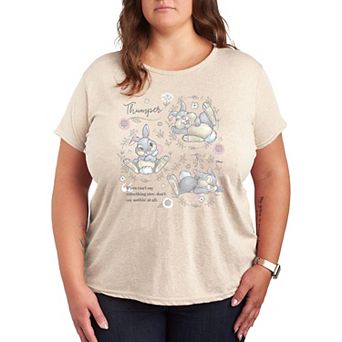 Disney's Bambi Plus Thumper Poses Graphic Tee