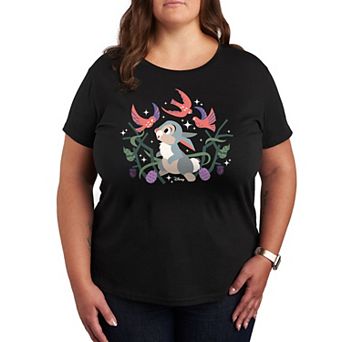 Disney's Bambi Plus Thumper And Birds Graphic Tee