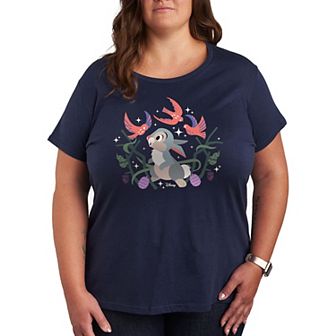 Disney's Bambi Plus Thumper And Birds Graphic Tee