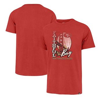 Men's '47 Scarlet San Francisco 49ers Regional Franklin T-Shirt