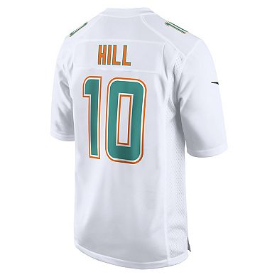 Men's Nike Tyreek Hill White Miami Dolphins Fashion Game Jersey