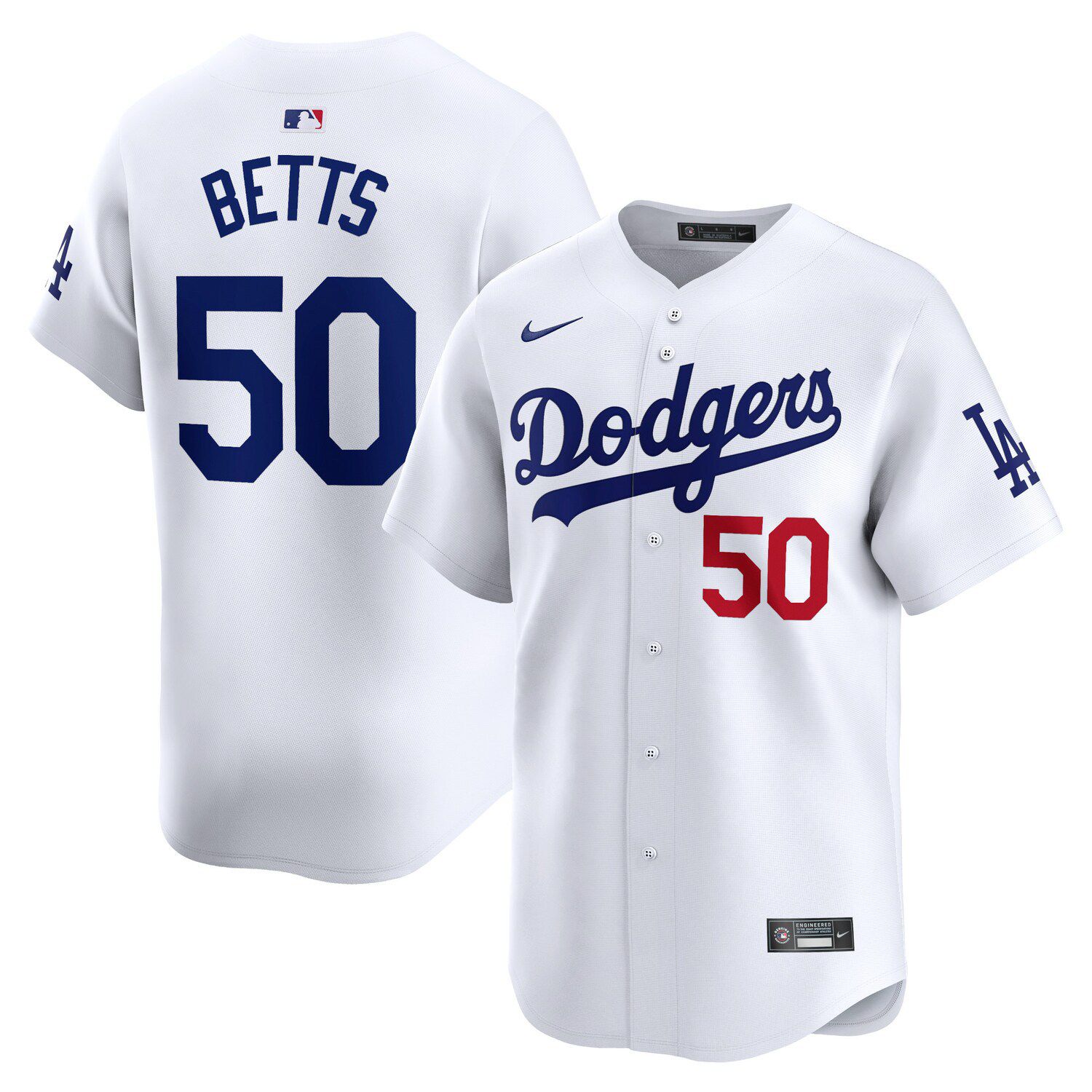 Dodgers 2021 City Connect Mookie Betts Royal Replica Women’s Jersey