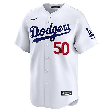 Men's Nike Mookie Betts White Los Angeles Dodgers Home Limited Player Jersey