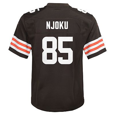 Youth Nike David Njoku Brown Cleveland Browns Game Jersey