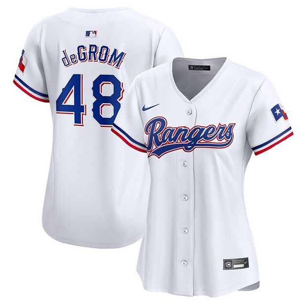 売れ筋商品|||ナイキ カットソー トップス レディース Women's Jacob deGrom White Texas Rangers  Limited Player Jersey White Women's Nike Jacob deGrom White Texas Rangers Home Limited