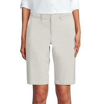 Women's Lands' End 12 in Classic Bermuda Chino Shorts