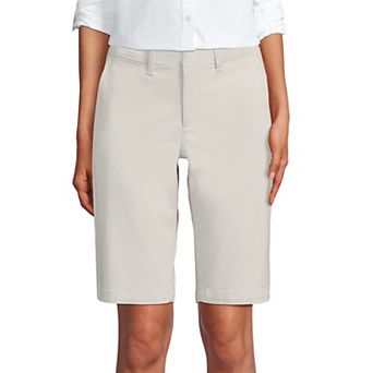Women's Lands' End 12 in Classic Bermuda Chino Shorts
