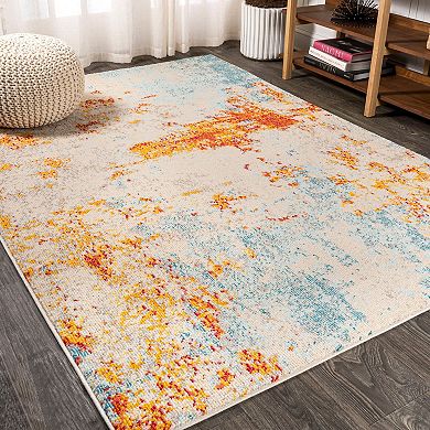 Sunset Modern Abstract Area Rug