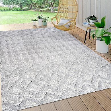 Peralta Moroccan Diamond Indoor/outdoor Area Rug