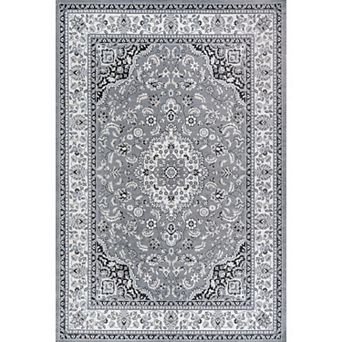 Palmette Modern Floral Area Rug
