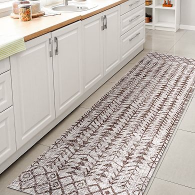 Zolak Berber Stripe Geometric Indoor/outdoor Area Rug