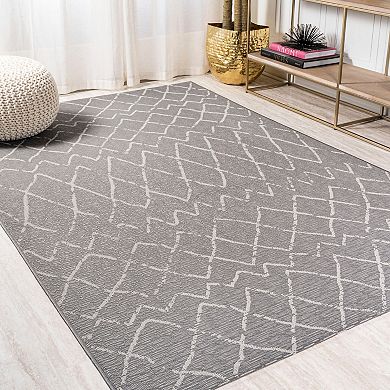 Tavira Modern Strie Indoor/outdoor Area Rug