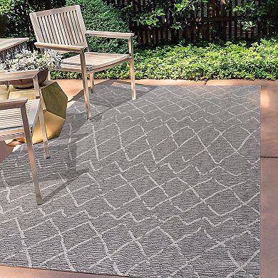 Tavira Modern Strie Indoor/outdoor Area Rug