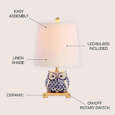 Justina Ceramic Mini Led Table Lamp