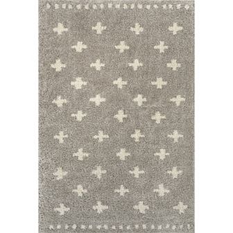 Cristo Berber Geometric Shag Area Rug