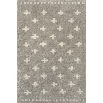 Cristo Berber Geometric Shag Area Rug
