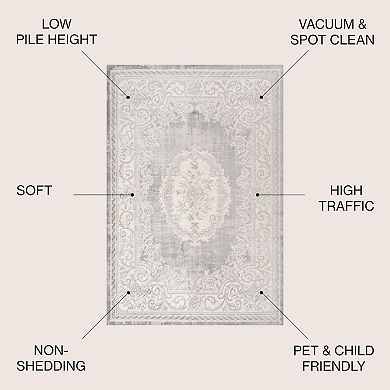 Rosalia Cottage Medallion Area Rug