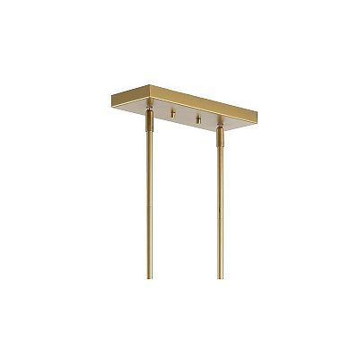 Anna Linear Metal/glass Led Pendant