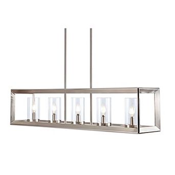 Anna Linear Metal/glass Led Pendant