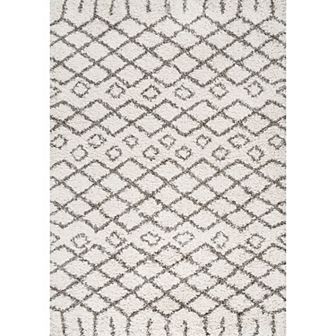 Soller Diamond Trellis Shag Area Rug