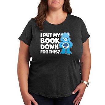 Plus Care Bears I Put My Book Down Graphic Tee