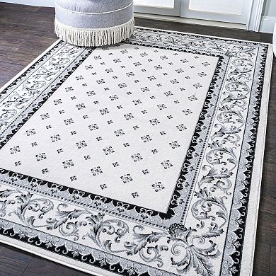 Acanthus French Border Area Rug