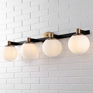Modernist Globe Metalfrosted Glass Modern Contemporary Led Vanity