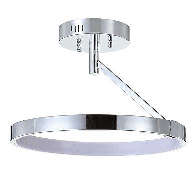 Owen Dimmable Integrated Led Metal Semi Flush Mount