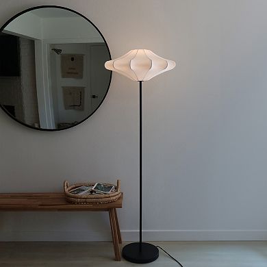 Brightech Atlas 67" Modern Led Floor Lamp With Resin Shade