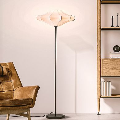 Brightech Atlas 67" Modern Led Floor Lamp With Resin Shade
