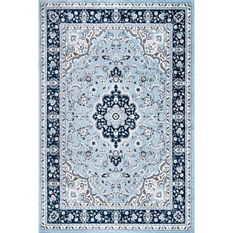 Palmette Modern Floral Area Rug