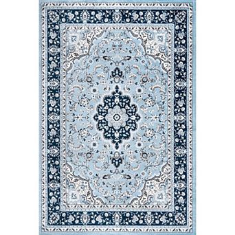 Palmette Modern Floral Area Rug