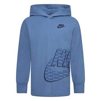 Boys 4-7 Nike Futura Wrap Long Sleeve Hooded T-shirt