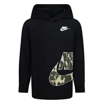 Boys 4-7 Nike Futura Wrap Long Sleeve Hooded T-shirt