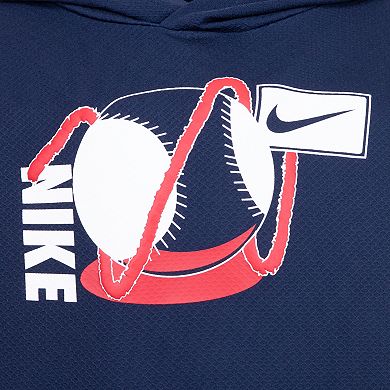 Boys 4-7 Nike Dri-FIT Sports Long Sleeve Hooded T-shirt