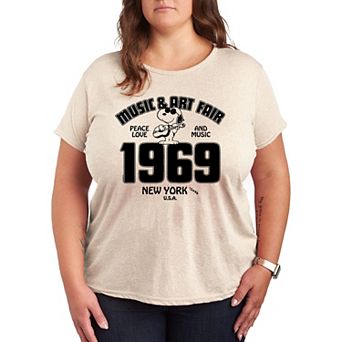Plus Peanuts Snoopy Music & Art Graphic Tee