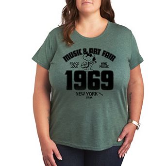 Plus Peanuts Snoopy Music & Art Graphic Tee