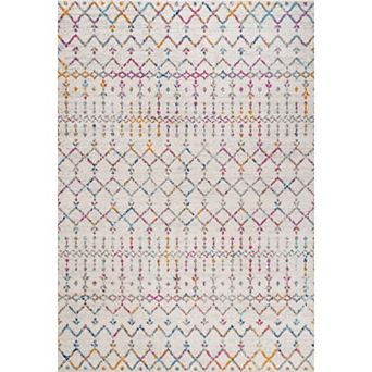 Moroccan Hype Boho Vintage Diamond Area Rug