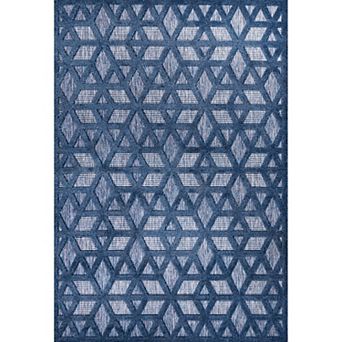 Talaia Neutral Geometric Indoor/outdoor Area Rug
