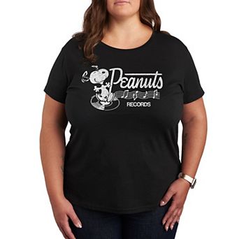 Plus Peanuts Snoopy Records Dancing Graphic Tee