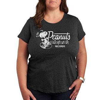 Plus Peanuts Snoopy Records Dancing Graphic Tee