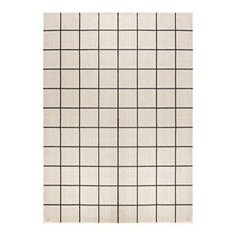Sukie Modern Offset Stripe Indoor/outdoor Area Rug