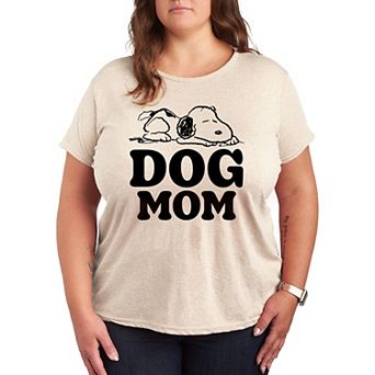 Plus Peanuts Snoopy Dog Mom Graphic Tee