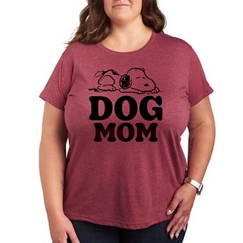 Plus Peanuts Snoopy Dog Mom Graphic Tee
