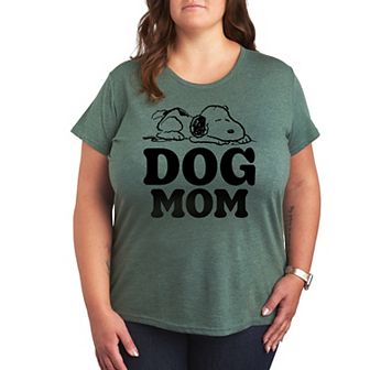 Plus Peanuts Snoopy Dog Mom Graphic Tee