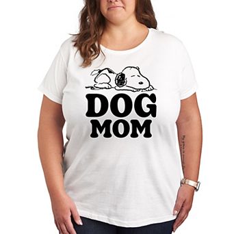 Plus Peanuts Snoopy Dog Mom Graphic Tee