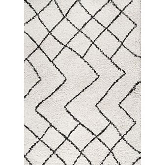 Alcudia Geometric Shag Area Rug