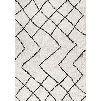Alcudia Geometric Shag Area Rug