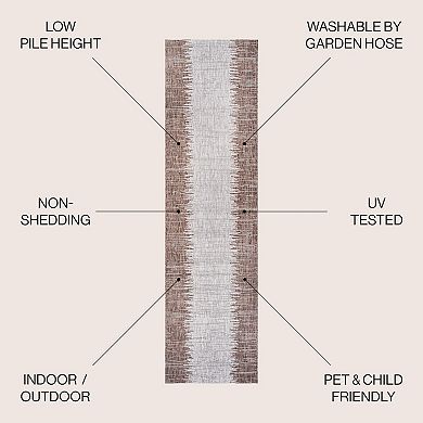Tavira Modern Strie Indoor/outdoor Area Rug