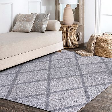 Salines Diamond Trellis Indoor/outdoor Area Rug
